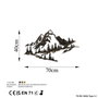 Wallity Mountain - 1 Escultura de Pared Multicolor
